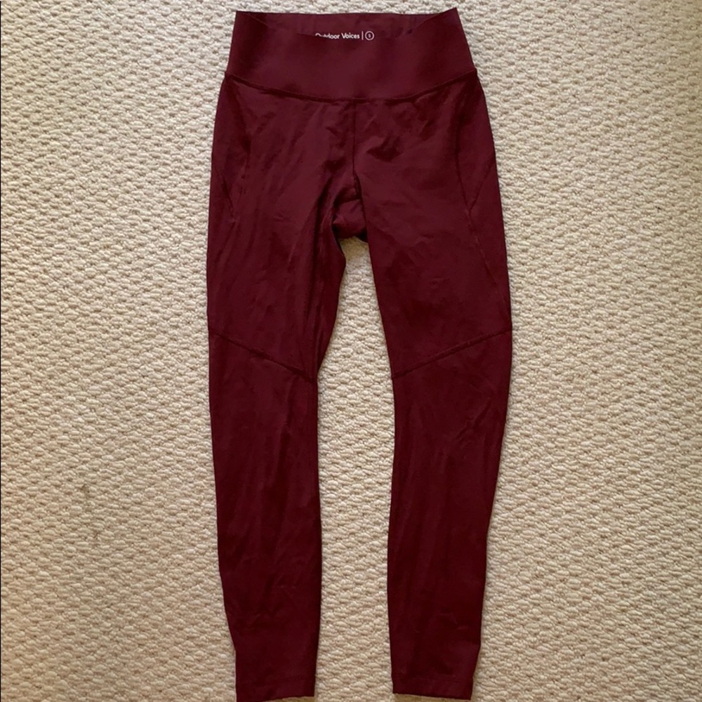 Outdoor voicesTechsweat 7/8 leggings, truffle